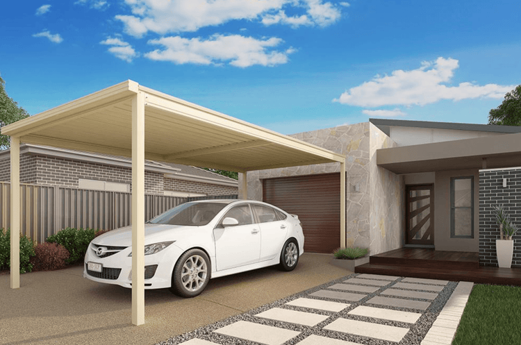 DIY Free Standing V-Line Single Skin Patios and Carports
