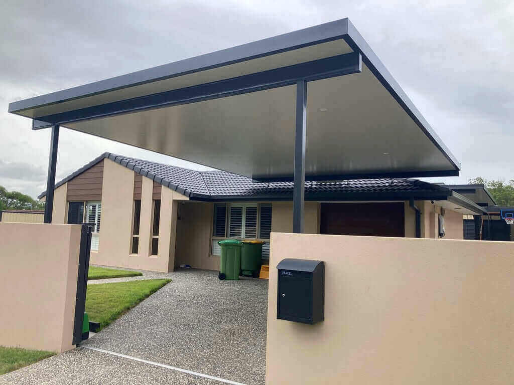 DIY Kit: V-Line Single Skin Patio/Carport Flyover 3 x 4.2m