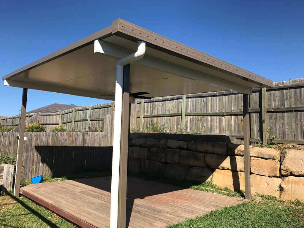 DIY Kit: Insulated Patio/Carport Free Standing 6 x 3.1m with posts into footings