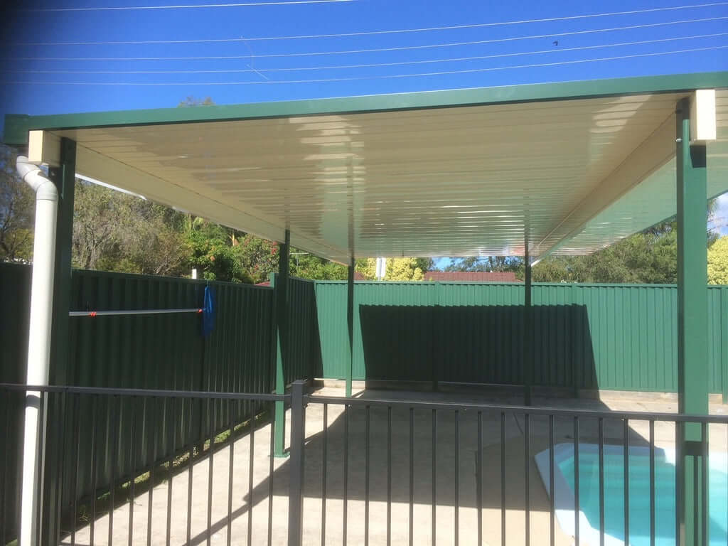 DIY Kit: Insulated Patio/Carport Free standing 3 x 3.6m with posts into footings