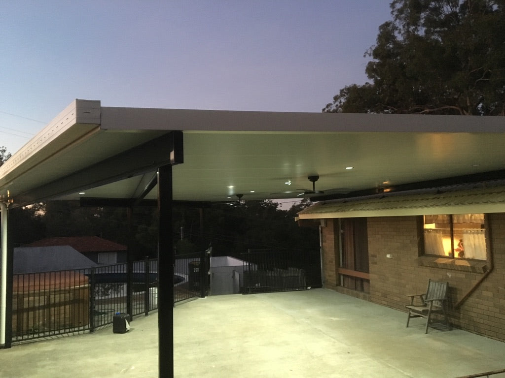 Insulated Patio/Carport Flyover 8 x 4.7m