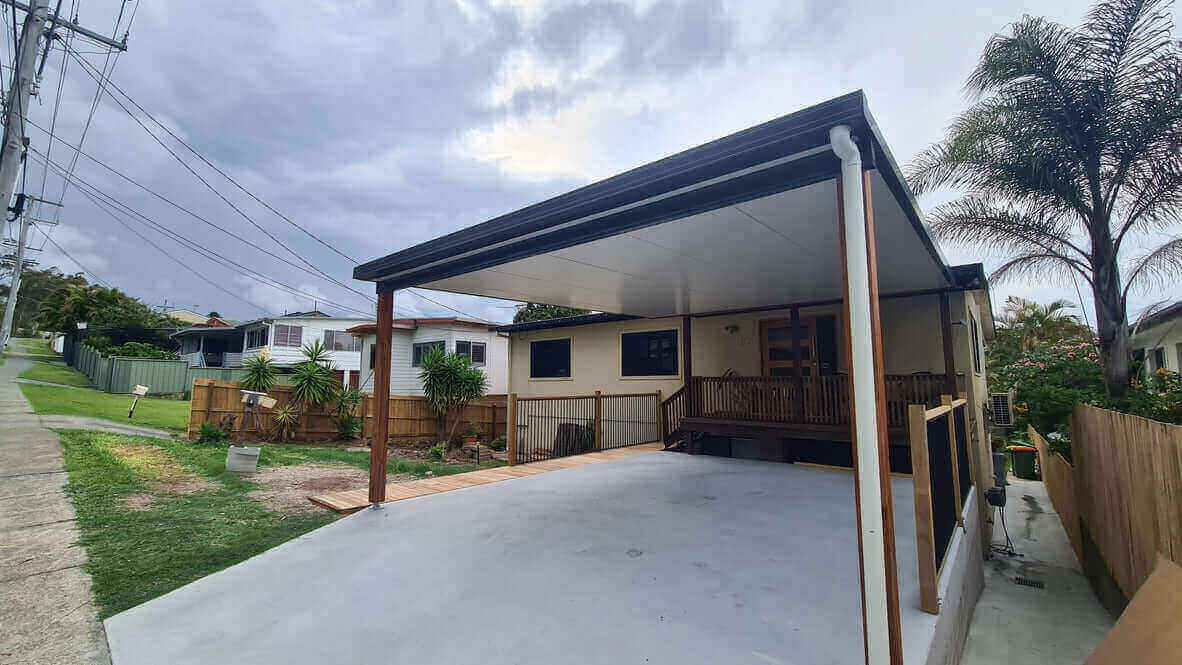 Insulated Patio/Carport Timber Fascia 4 x 2.3m