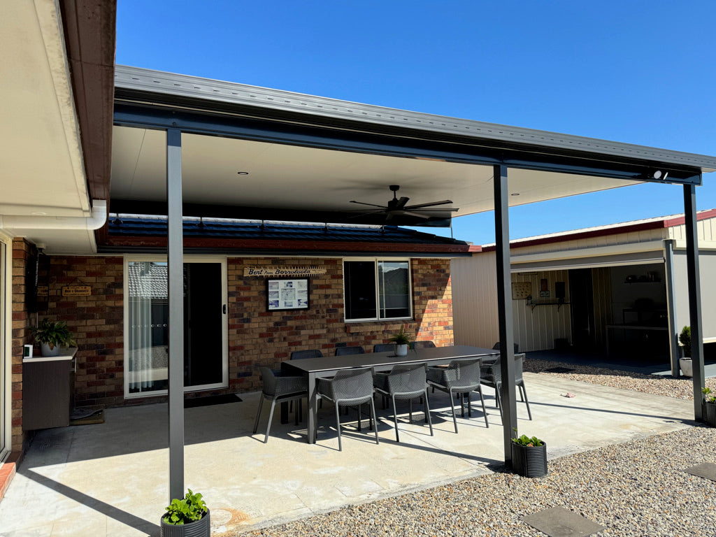 Insulated Patio/Carport Flyover 13 x 5.2m
