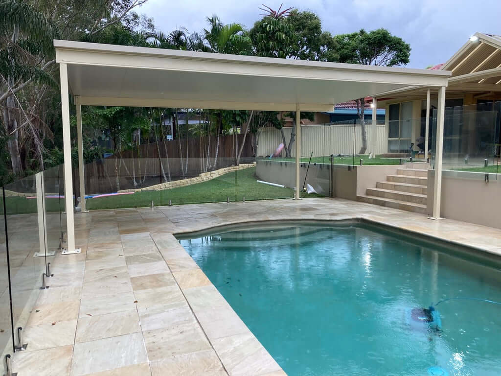 DIY Kit: Insulated Patio/Carport Free Standing 4 x 4.4m with posts into footings