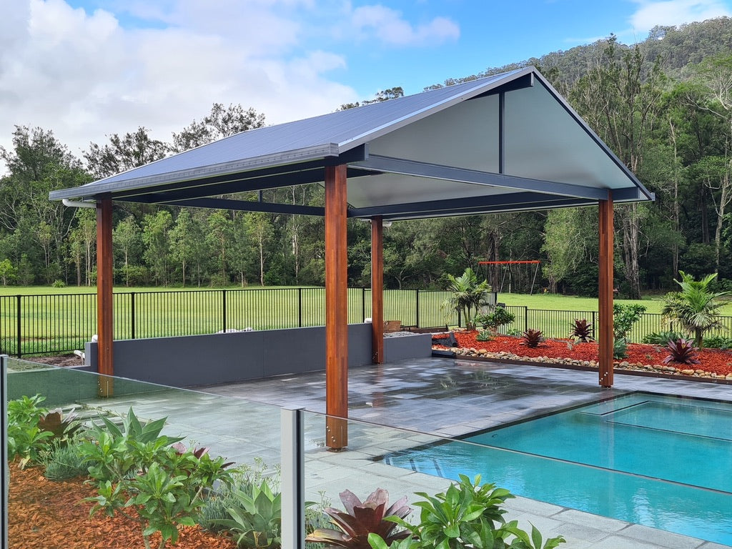 Free Standing Insulated Gable 3 x 3m Patio or Carport in Footings