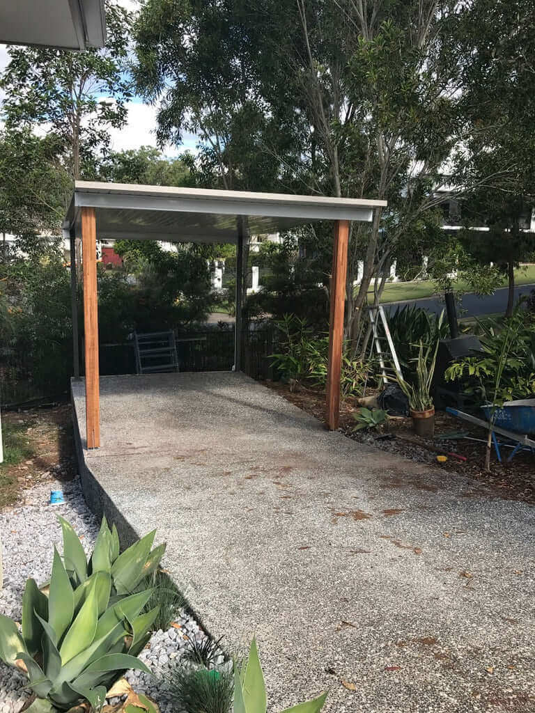 DIY Kit: Insulated Patio/Carport Free Standing 6 x 3.0m with posts into footings