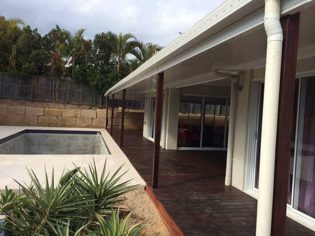 Insulated Patio/Carport Timber Fascia 15 x 3.3m