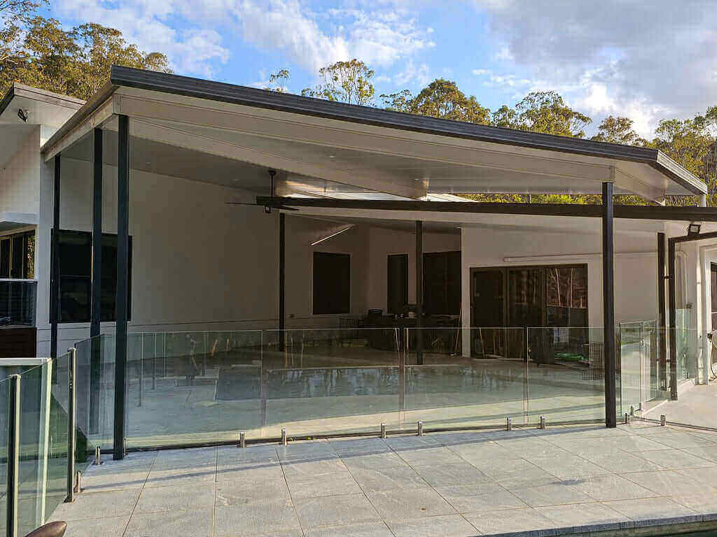 Insulated Patio/Carport Timber Wall 8 x 2.5m