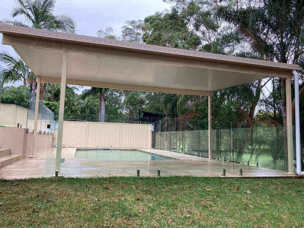 DIY Kit: Insulated Patio/Carport Free Standing 7 x 5.7m with posts into footings
