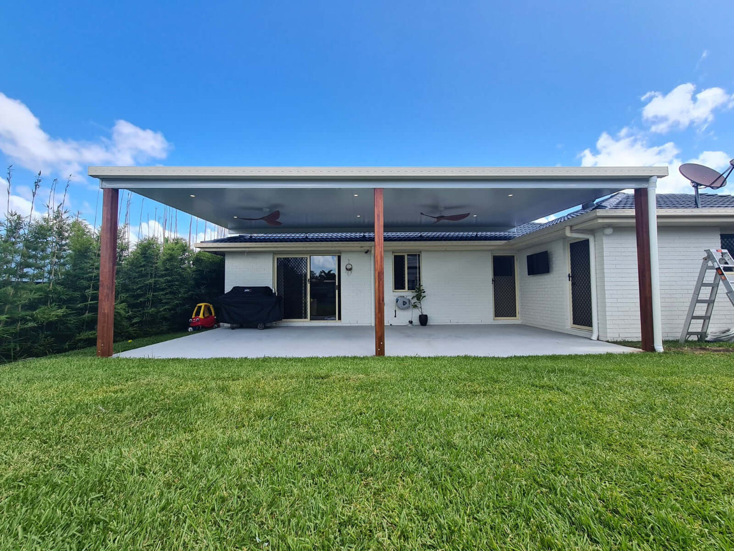 Insulated Patio/Carport Flyover 18 x 6.7m