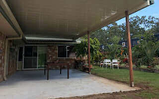 DIY Kit: V-Line Single Skin Patio/Carport Flyover 12 x 4.5m