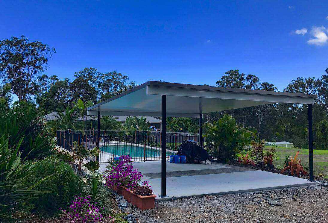 DIY Kit: Insulated Patio/Carport Free Standing 7 x 4.7m with posts into footings