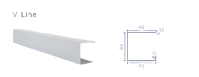 Back Channel For V-Line Roof