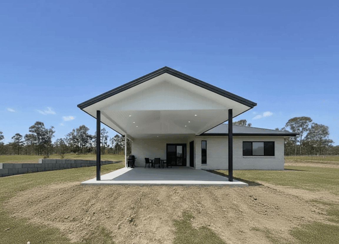 DIY Free-standing insulated Gable in footing