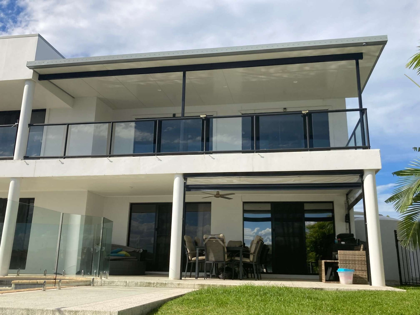 Attached Insulated Patio/Carport Masonry/Brick/Concrete Wall 7 x 5.0m