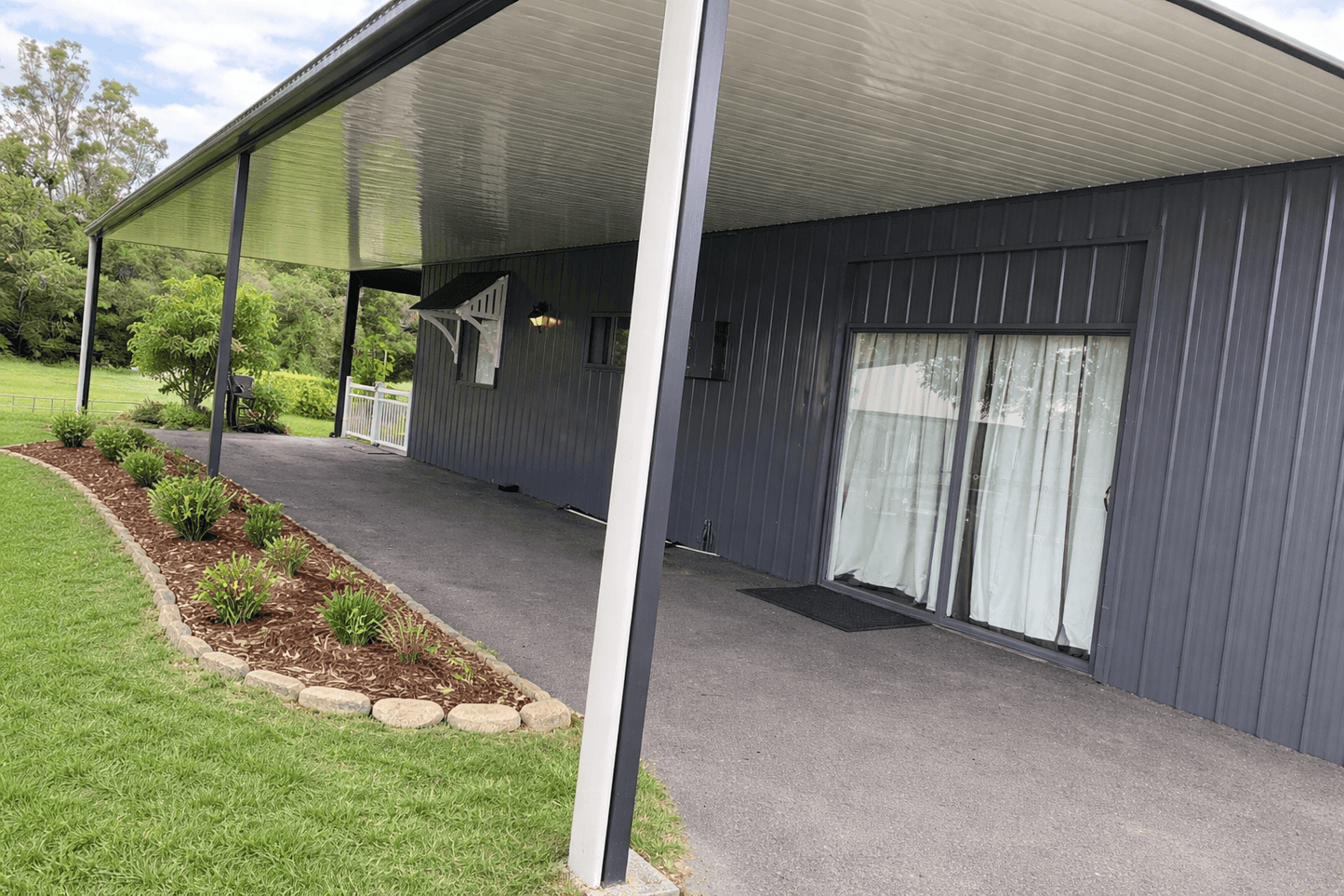 DIY V-Line Patio or Carport Attach To Timber Fascia