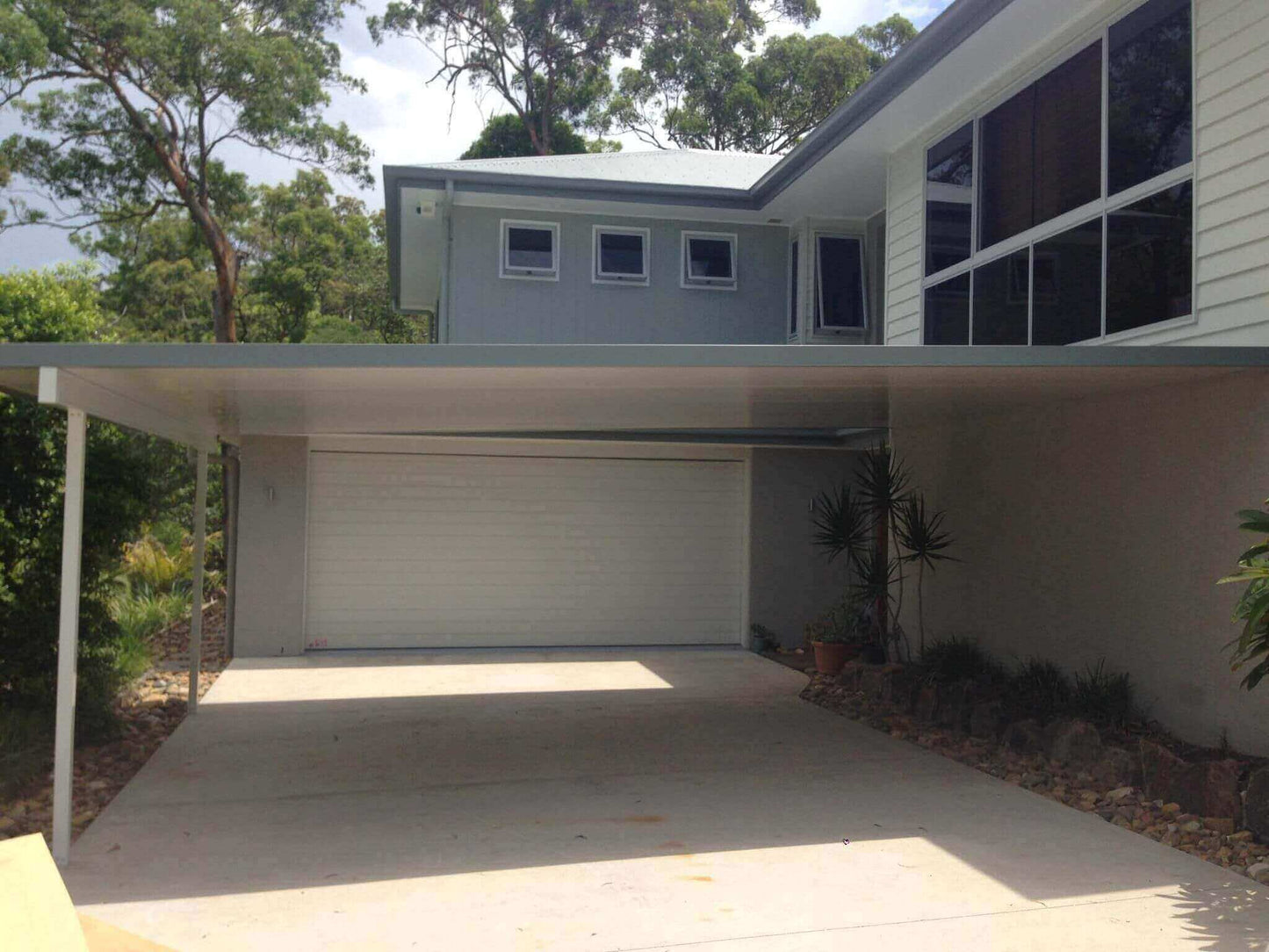 Insulated Patio/Carport Attached To Metal Fascia 7 x 5.3m