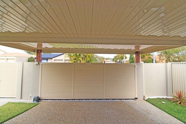 Single Skin Patio Carport Attached To Metal Fascia