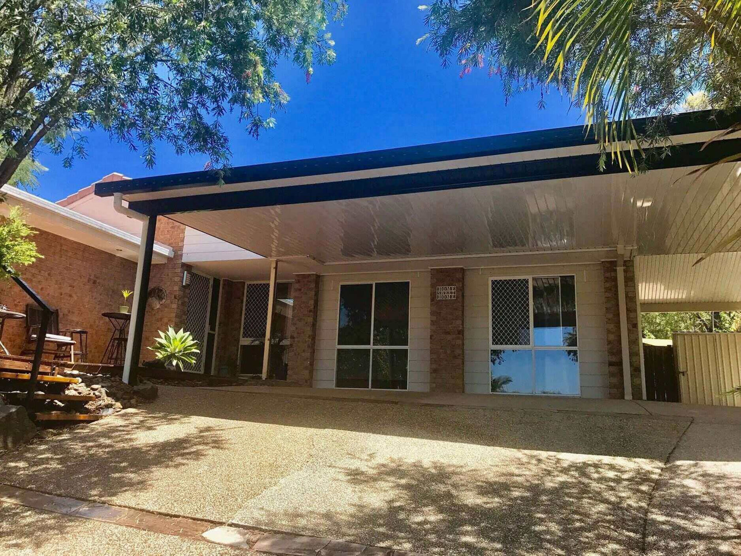 DIY Kit: V-Line Single Skin Patio/Carport Attached To Metal Fascia 7 x 5.0m