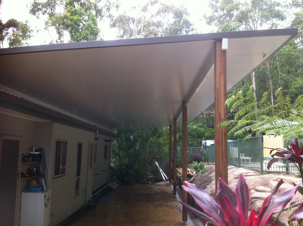 Paso elevado aislado para patio o cochera de 3 x 3,0 m