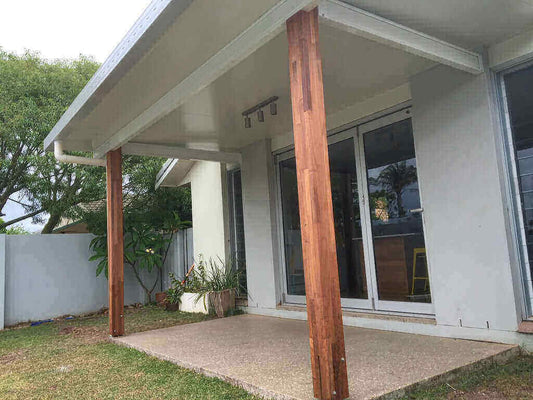 Insulated Patio/Carport Timber Wall 14 x 2.3m