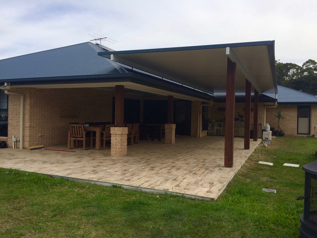 V-Line Single Skin Patio/Carport Flyover 3 x 4.6m