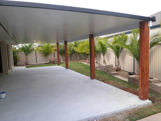 Insulated Patio/Carport Timber Wall 13 x 2.9m