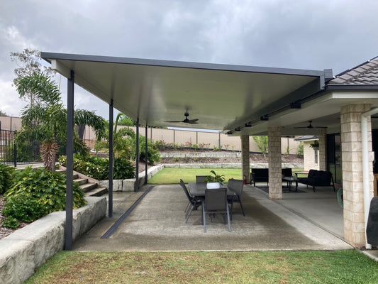 Insulated Patio/Carport Flyover 8 x 3.7m