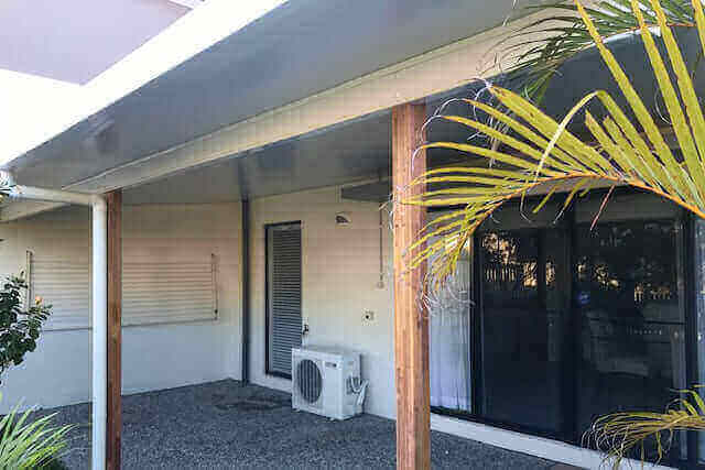 Insulated Patio/Carport Timber Wall 15 x 4.4m