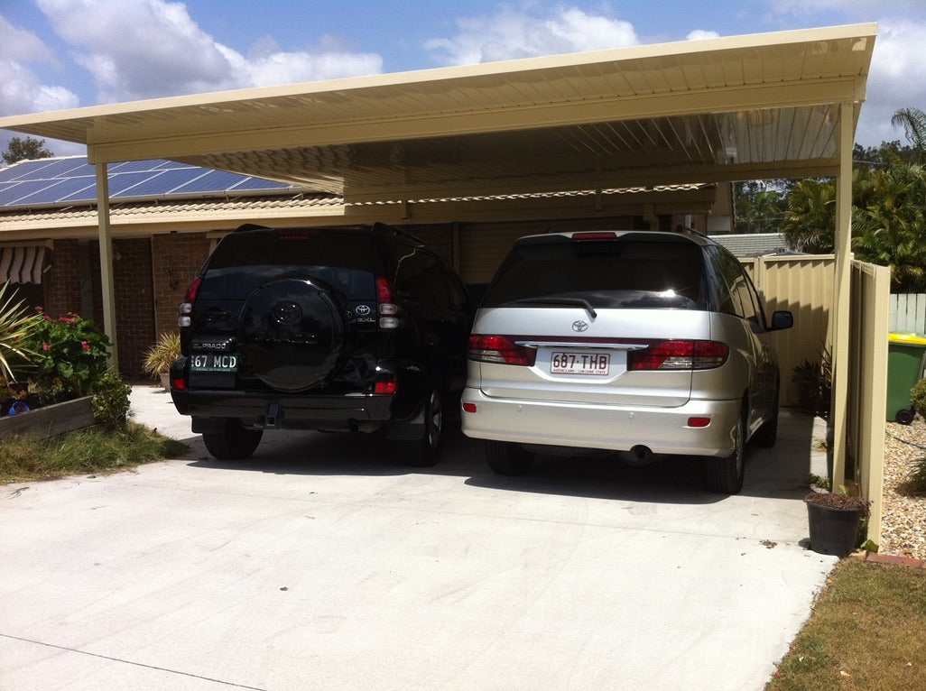 V-Line Single Skin Patio/Carport Flyover 3 x 4.6m