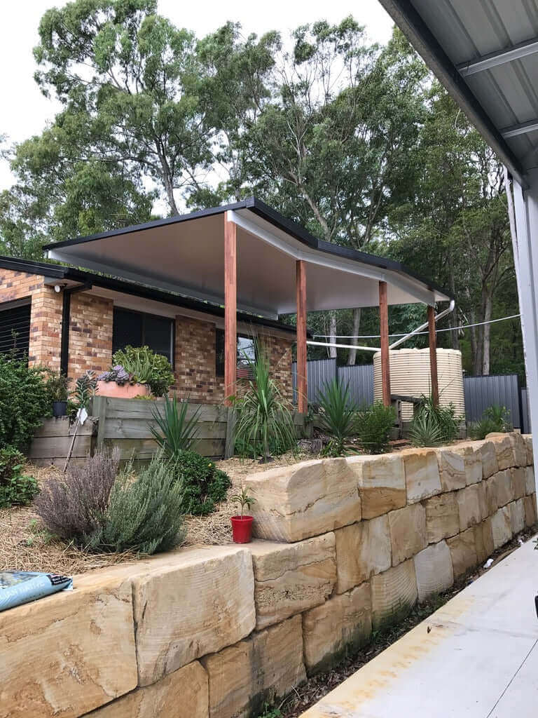 Insulated Patio/Carport Timber Wall 12 x 2.0m