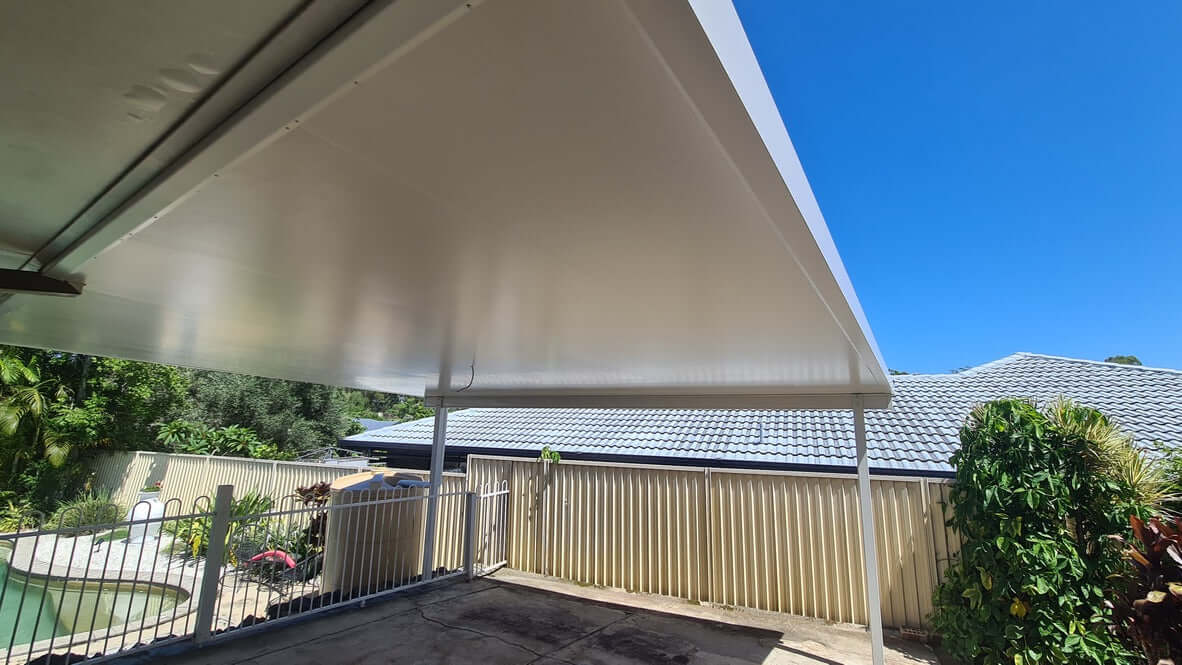 Insulated Patio/Carport Timber Wall 14 x 5.0m