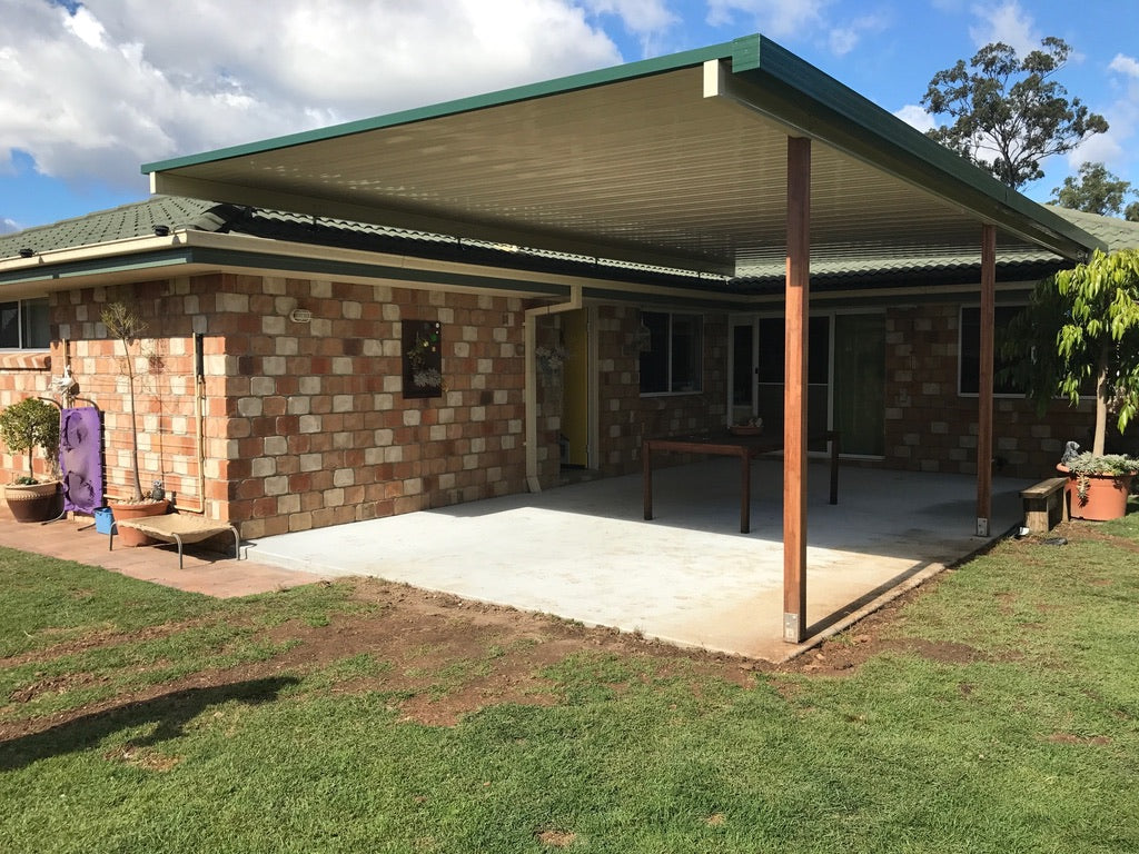 V-Line Single Skin Patio/Carport Flyover 3 x 4.6m