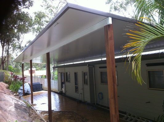 Paso elevado aislado para patio o cochera de 3 x 3,0 m