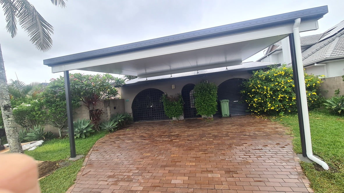 V-Line Single Skin Patio/Carport Flyover 3 x 4.6m