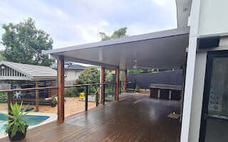 Insulated Patio/Carport Timber Wall 15 x 5.0m