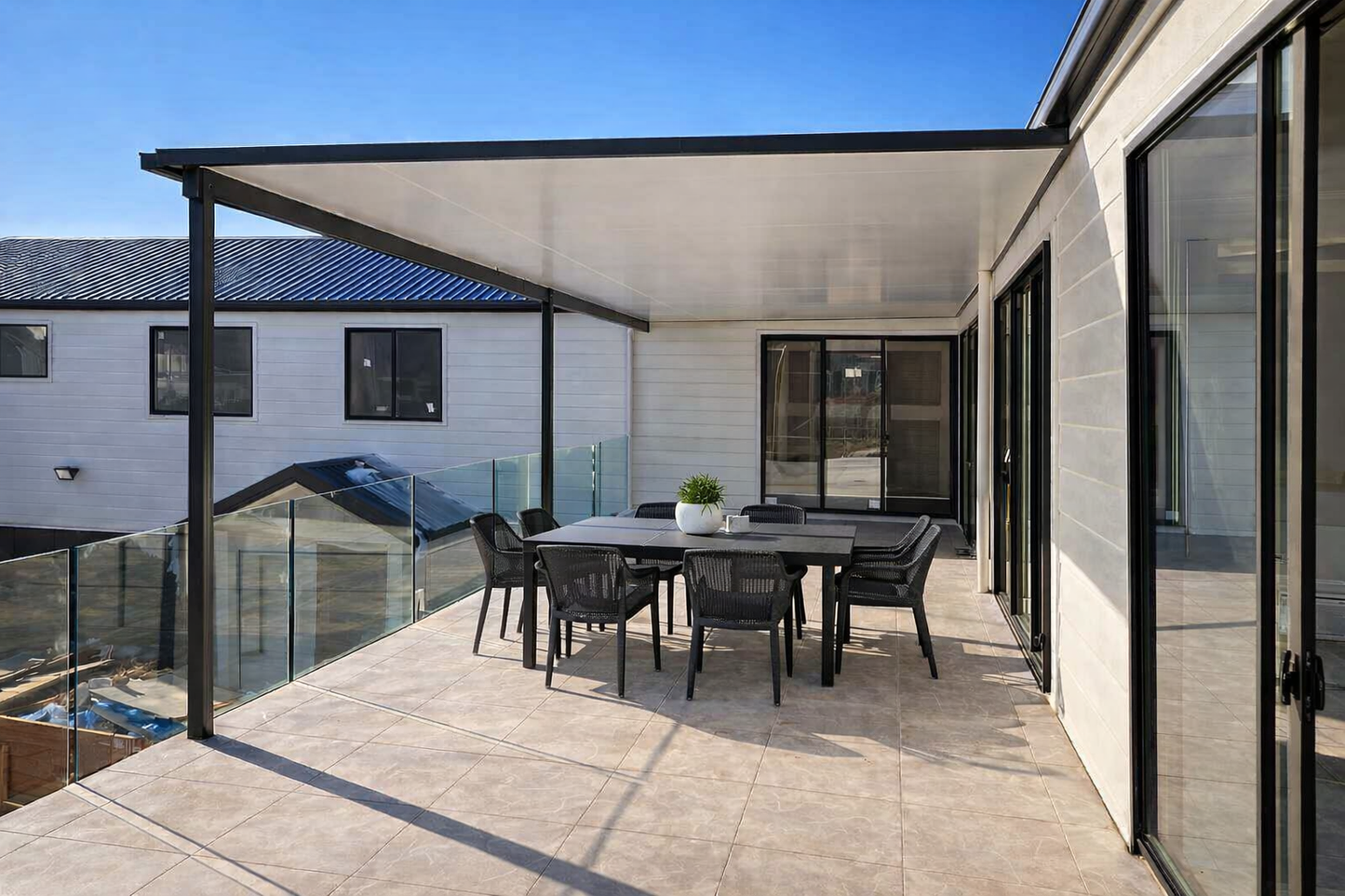 Insulated Patio/Carport Timber Wall 9 x 6.1m