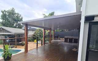 Attached Insulated Patio/Carport Masonry/Brick/Concrete Wall 6 x 4.0m