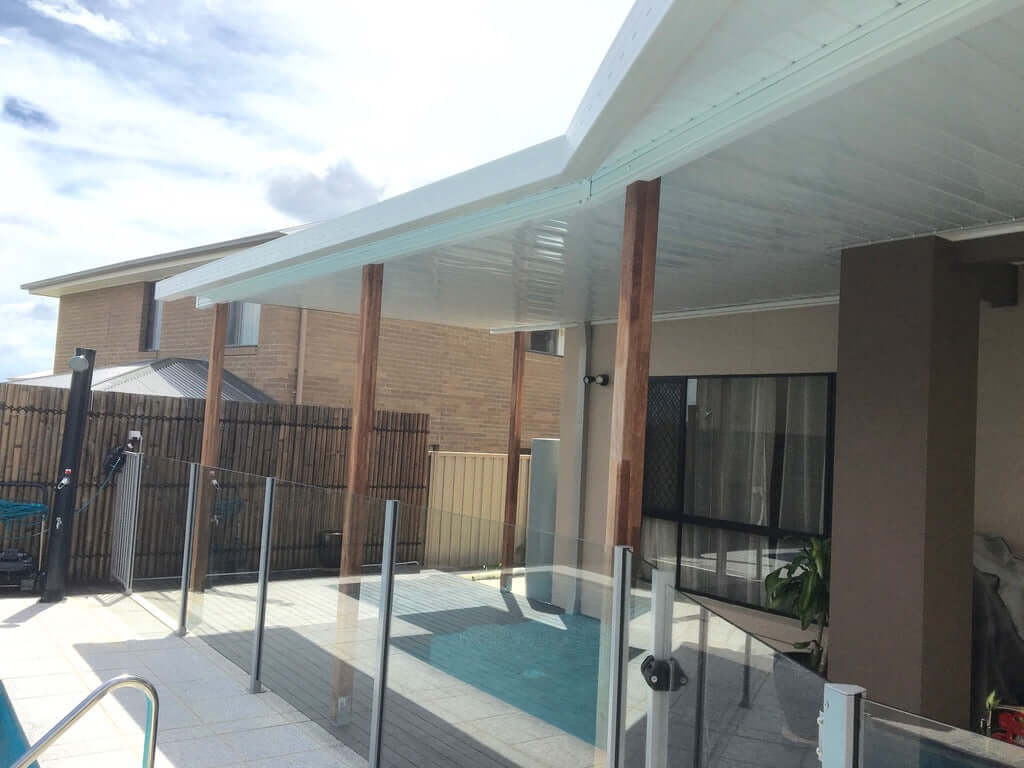 Insulated Patio/Carport Timber Wall 15 x 1.9m