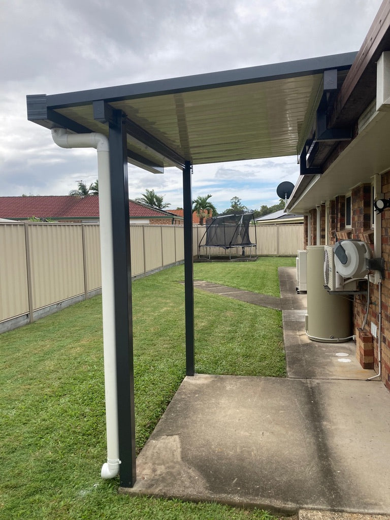 DIY Kit: V-Line Single Skin Patio/Carport Flyover 5 x 3.5m