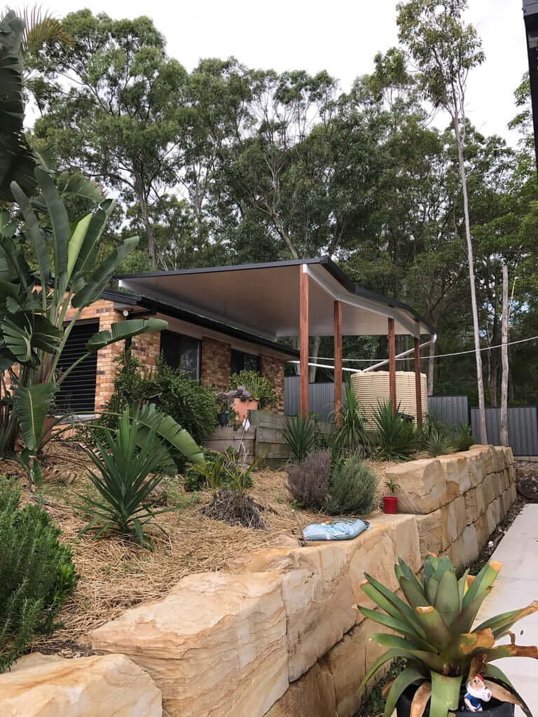 Insulated Patio/Carport Timber Wall 11 x 4.7m