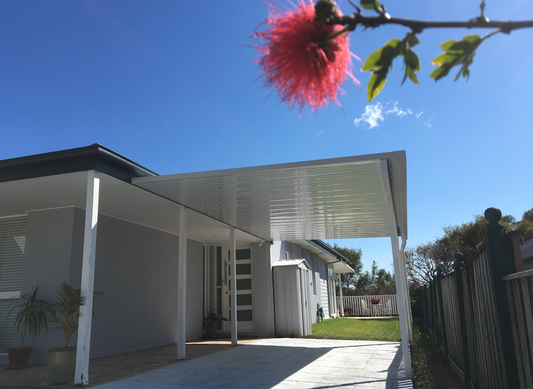 V-Line Single Skin Patio/Carport Metal Fascia 4 x 4.0m