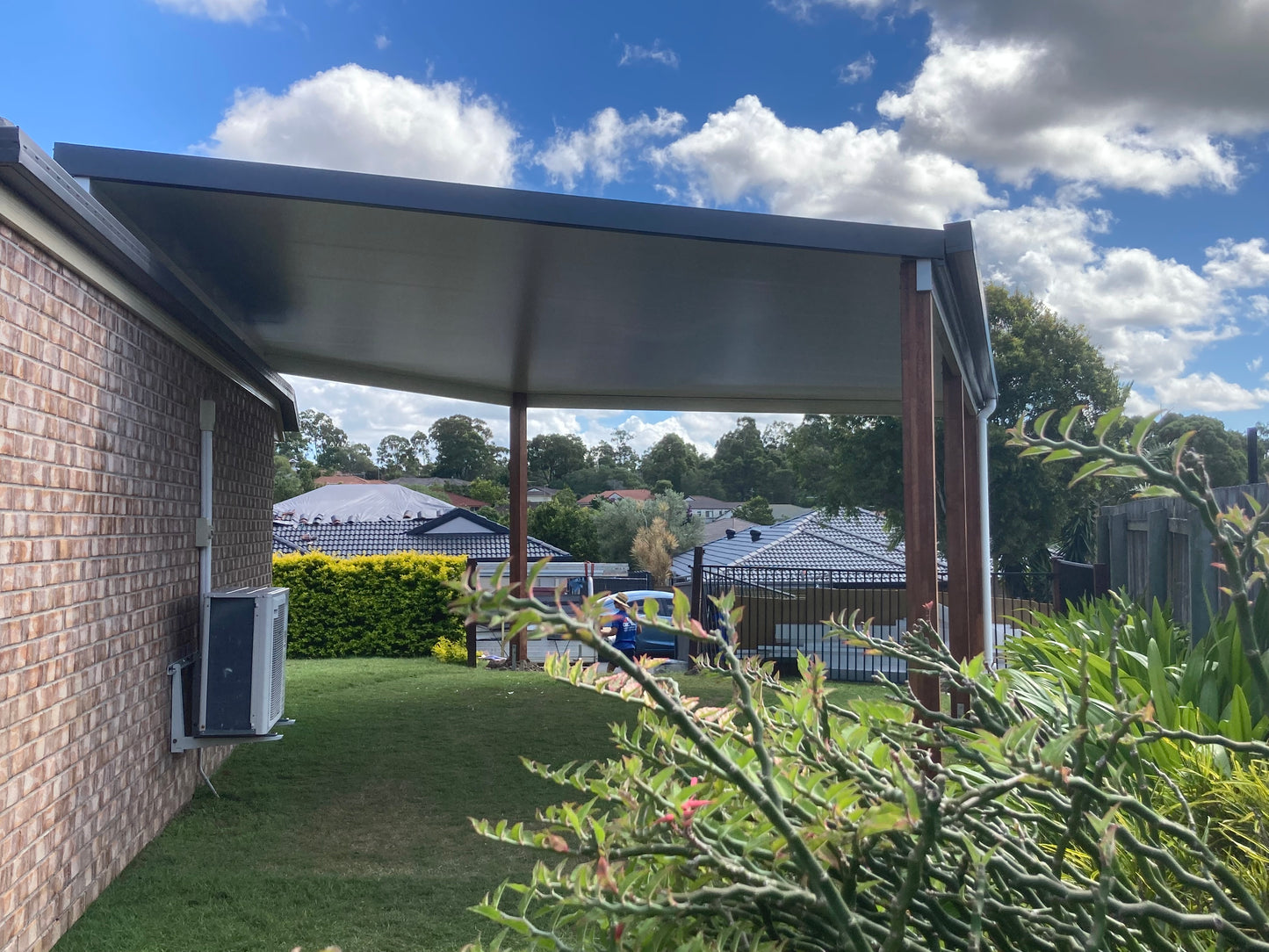 V-Line Single Skin Patio/Carport Flyover 9 x 5.0m