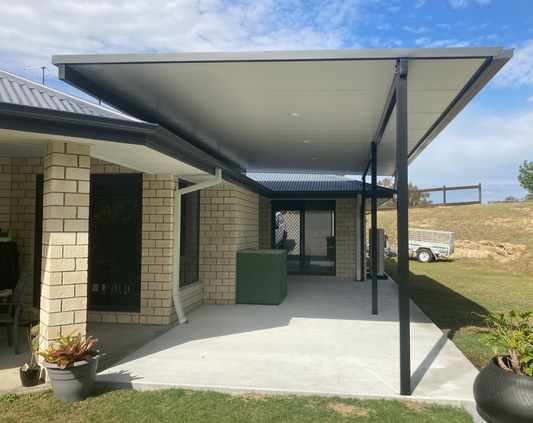 V-Line Single Skin Patio/Carport Flyover 3 x 4.2m