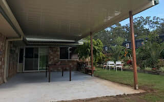 DIY Kit: V-Line Single Skin Patio/Carport Flyover 12 x 4.1m