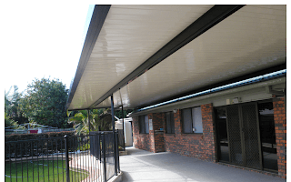 DIY Kit: V-Line Single Skin Patio/Carport Flyover 12 x 4.1m