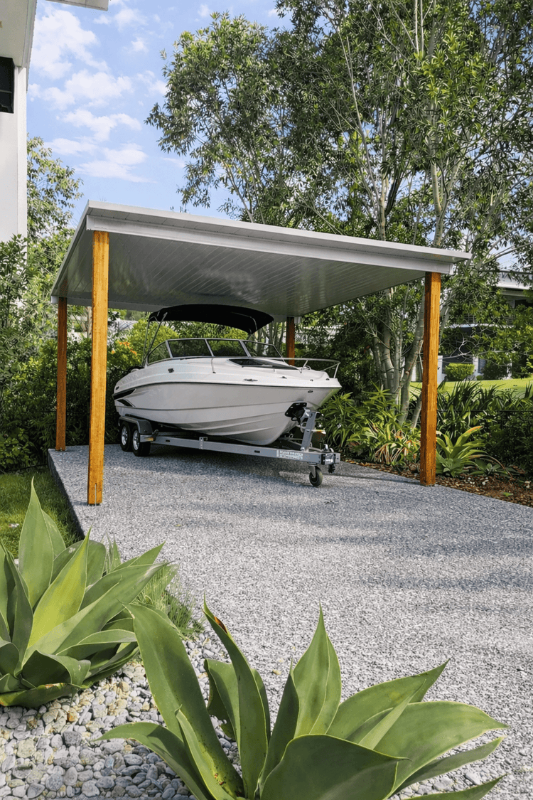 DIY Free Standing V-Line Single Skin Patios and Carports