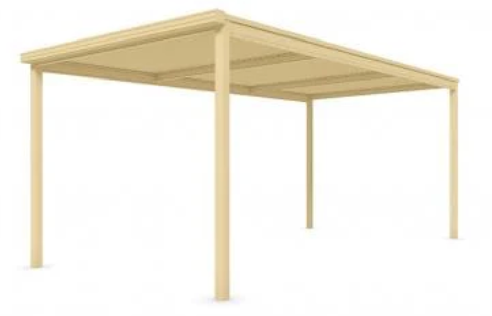 SINGLE FREESTANDING CARPORT 6.125M X 3.1M (NON CYCLONIC)