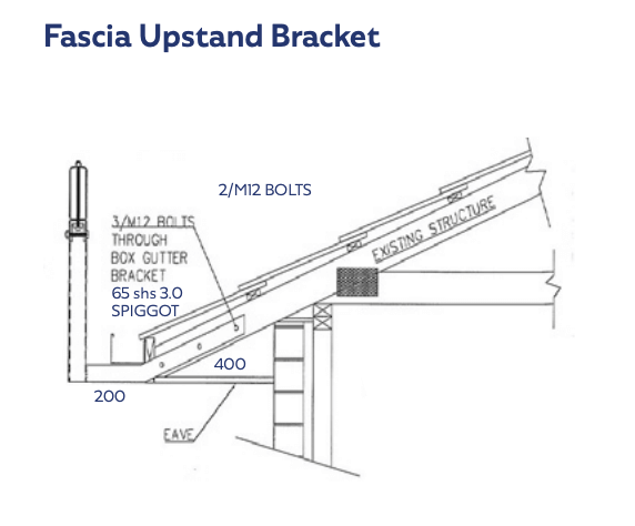 600MM UP STAND BRACKET