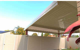 DIY Kit: V-Line Single Skin Patio/Carport Attached To Masonry/Brick/Concrete Wall 11 x 4.9m